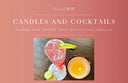 Candles and Cocktails: Pink Pepper Fruit + Flying Hibiscus - Illume Candles
