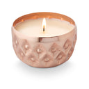 Woodfire Radiant Pressed Metal Cande Candle