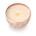 Woodfire Radiant Pressed Metal Cande Candle