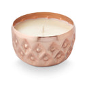 Woodfire Radiant Pressed Metal Cande Candle