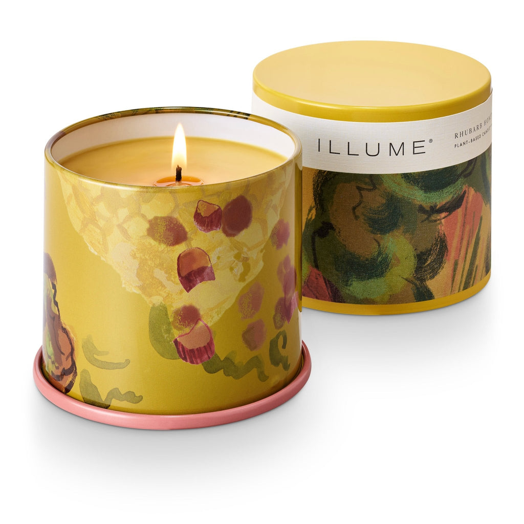 Rhubarb Honey Vanity Tin Candle - Illume Candles - 46263008000