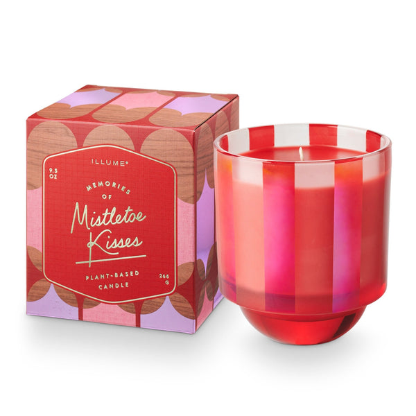 Mistletoe Kisses Boxed Glass Candle - Illume Candles - 46313003000