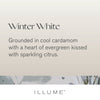 Winter White Medium High Shine Tree Candle - Illume Candles - 46317333000