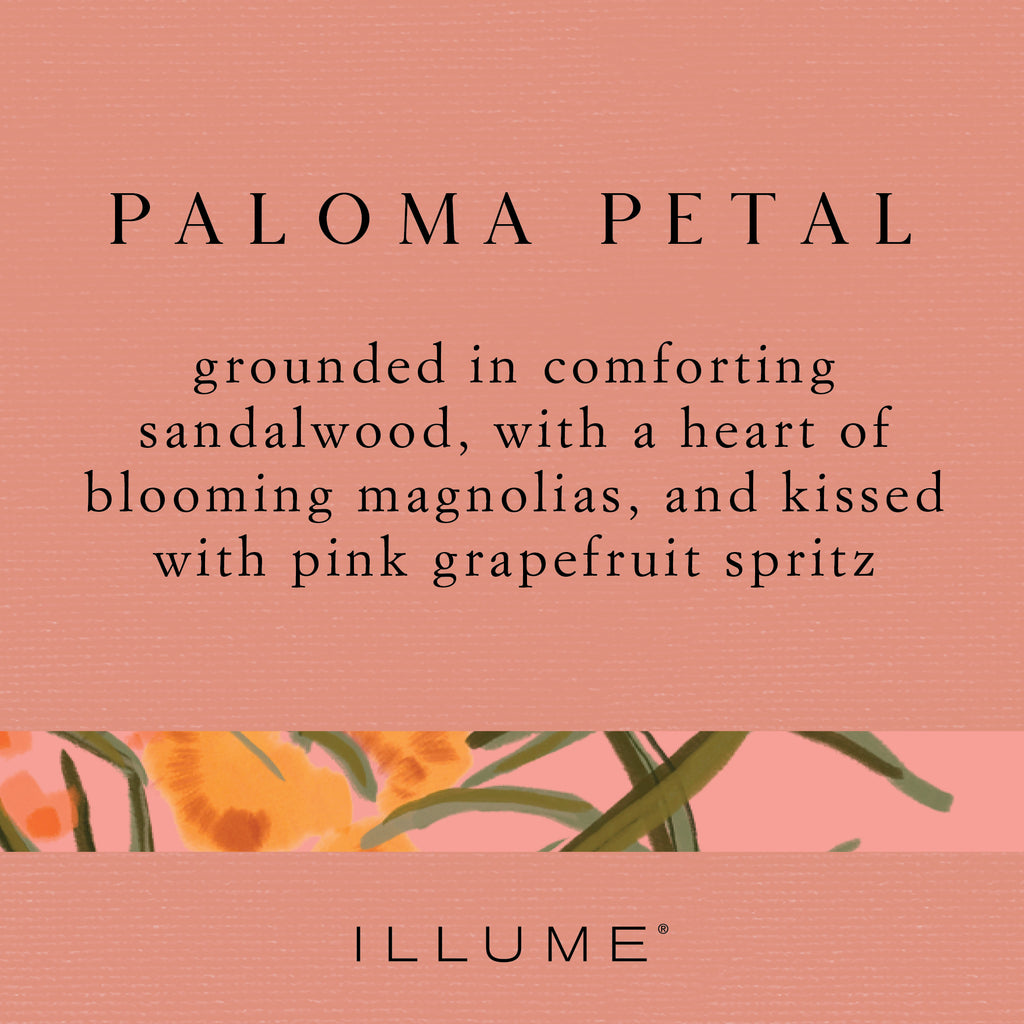 Paloma Petal Baltic Glass Candle - Illume Candles - 46267023000