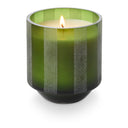 Fresh Balsam Etched Striped Glass Candle