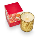 Cranberry Currant Small Boxed Crackle Glass Candle