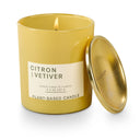 Citron and Vetiver Lidded Jar Candle - Illume Candles - 46269004000