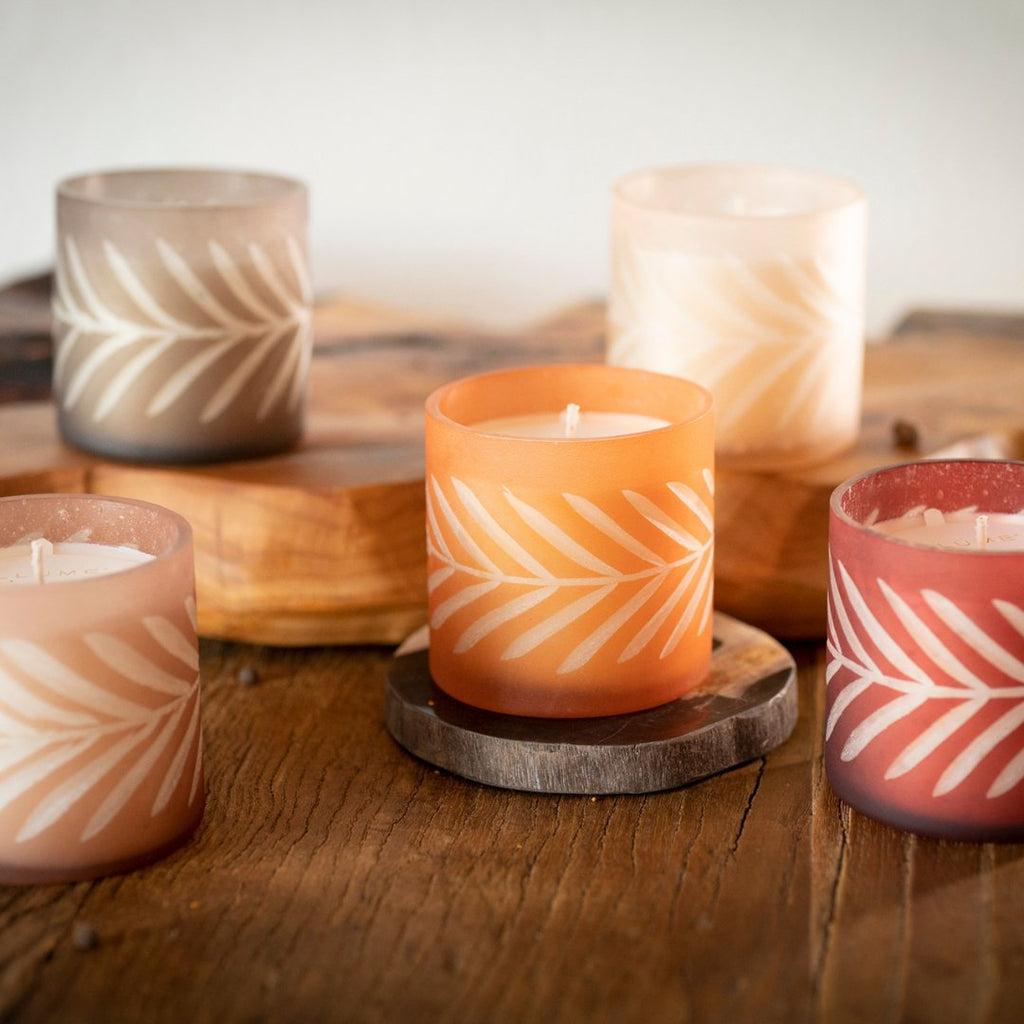 Woodfire Gather Glass Candle - Illume Candles - 46287119000