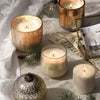 Winter White Small Boxed Crackle Glass Candle - Illume Candles - 46280333000